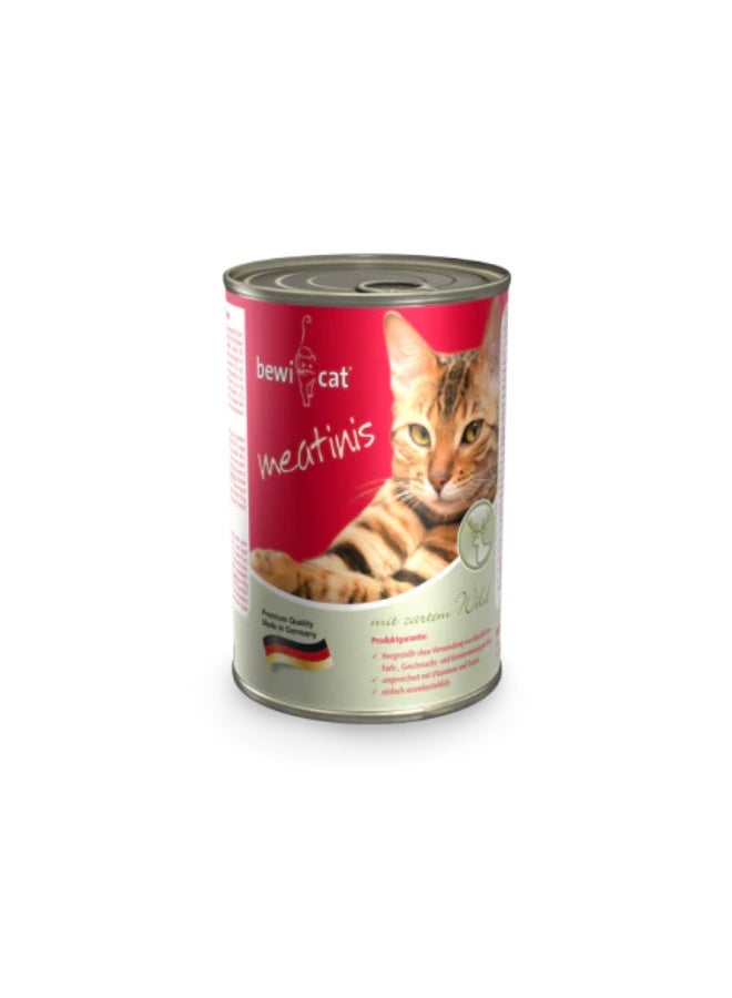 BEWI Cat Meatinis Wet Cat Food with Tender Venison 400 gm From Varmacy